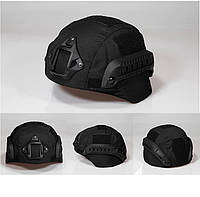 Кавер чехол на шлем каску ACH MICH 2000 с ушами Black (C21-01-09)