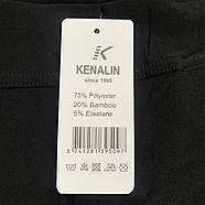 Штани жіночі поліестер із бамбуком Kenalin, розмір 5XL-6XL, чорні, 9400, фото 5
