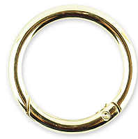 Кольцо-карабин (3.8см) золото №64007