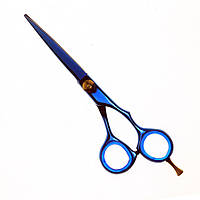 Ножницы парикмахерские Life care instruments синие 15,5 см