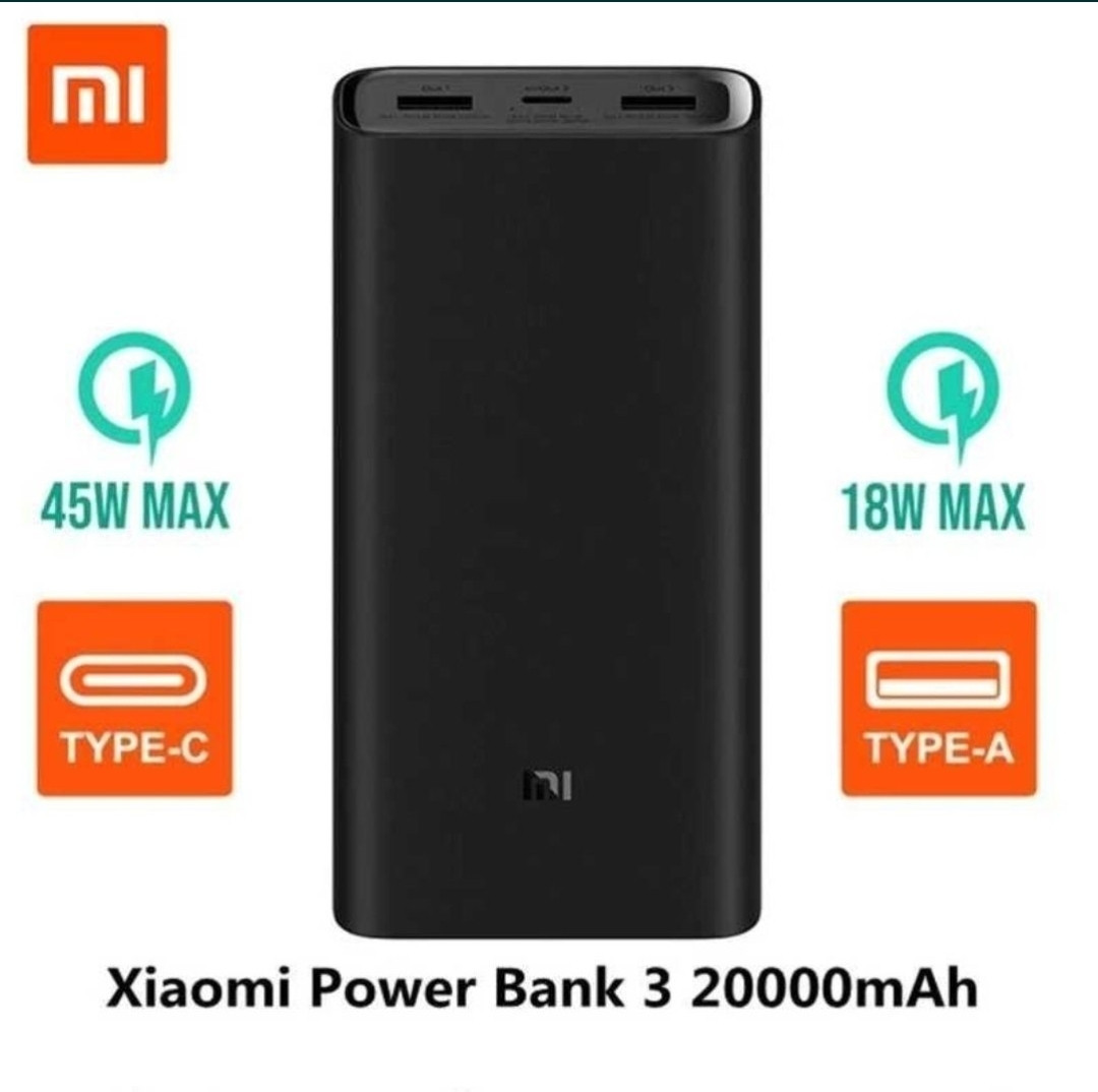 Powerbank Xiaomi 20000 на 45W повербанк