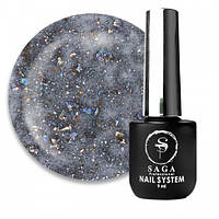 Гель-лак Saga Professional Fiery Gel 29 бронза зі світловідбиваючими шиммерами, 9мл