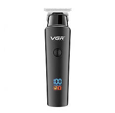 Професійний тример для стрижки та окантовки VGR Professional Trimmer Matte Black (V-937-M-BL)