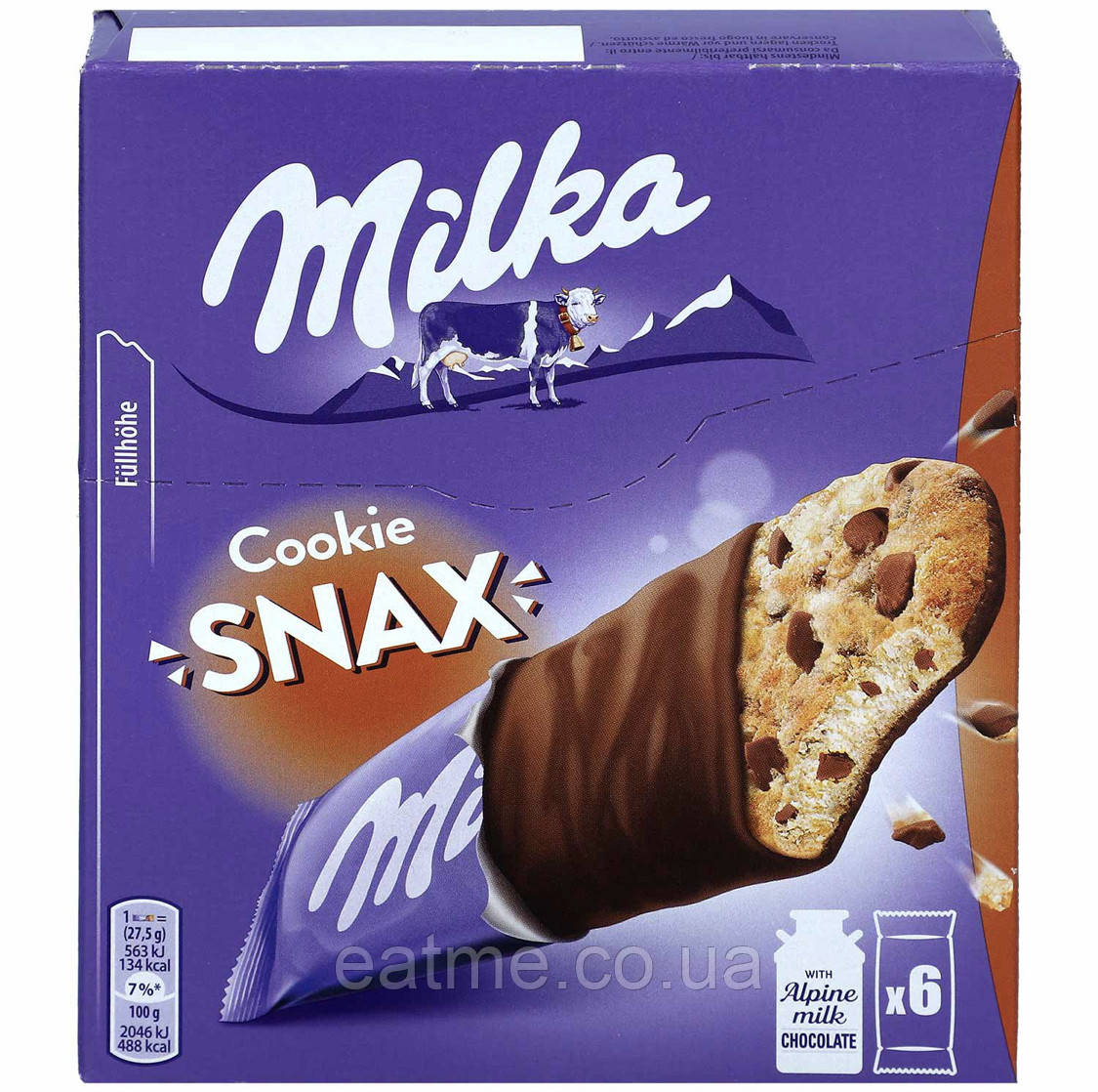 Milka Cookie Snax 6x27,5g