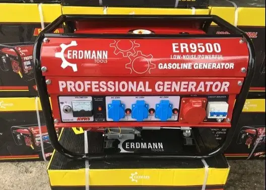 Генератор Erdmann 3-фазний 4,8 кВт бензиновий ER9500W, фото 1