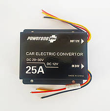 Перетворювач напруги Powerone Plus DC 24-12V 25 А, фото 2