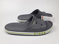 Crocs Bayband Slide Navy жіночі сланці шльопанці сірі