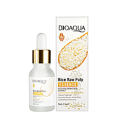 Сироватка для обличчя омолоджувальна Bioaqua Rice Raw Pulp Essence з екстрактом рису