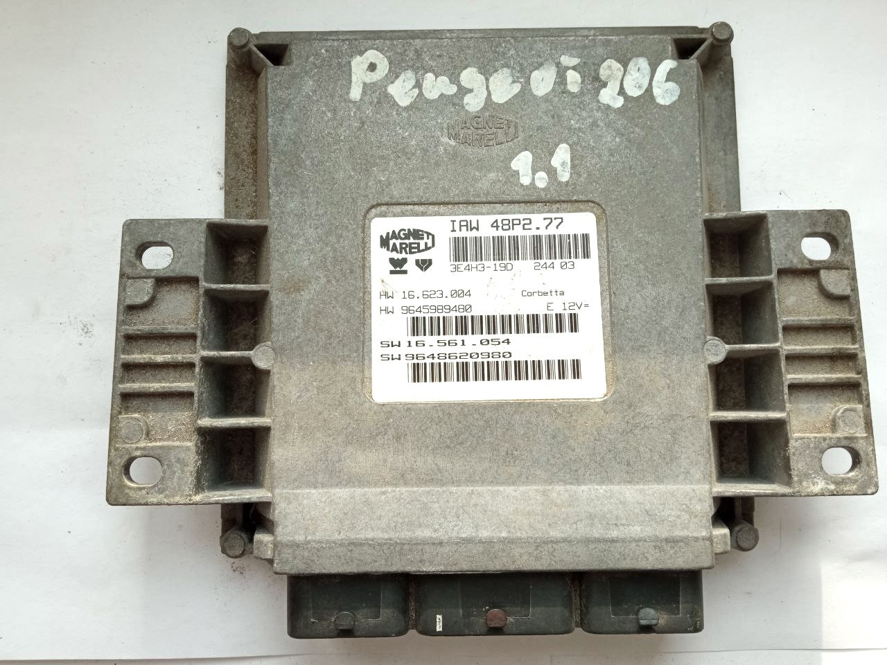Електронний блок керування Peugeot 206 IAW48P.77/iaw48P.77, фото 1