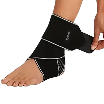 Бандаж-фіксатор на стопу Ankle Pad 882 еластичний проти розтягувань 1 шт. спортивний для фіксації гомілкостопу