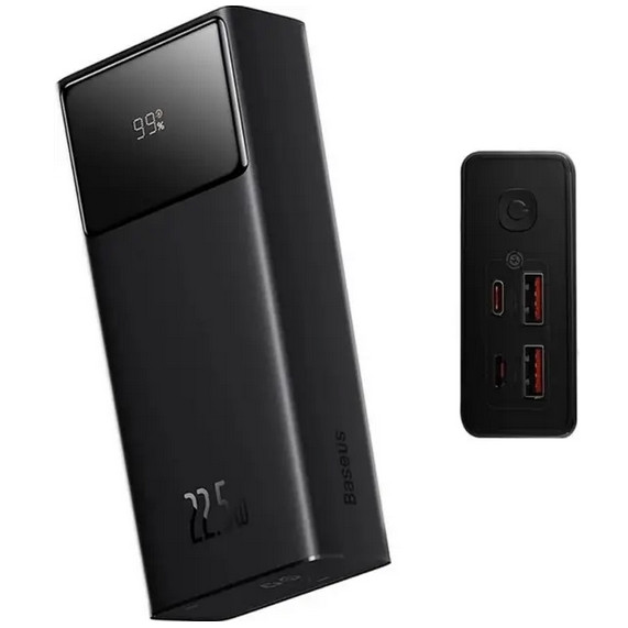 Power Bank BASEUS 30000mAh 22.5W, Повербанк зі швидкою зарядкою QC3.0, Портативна зарядка для телефону