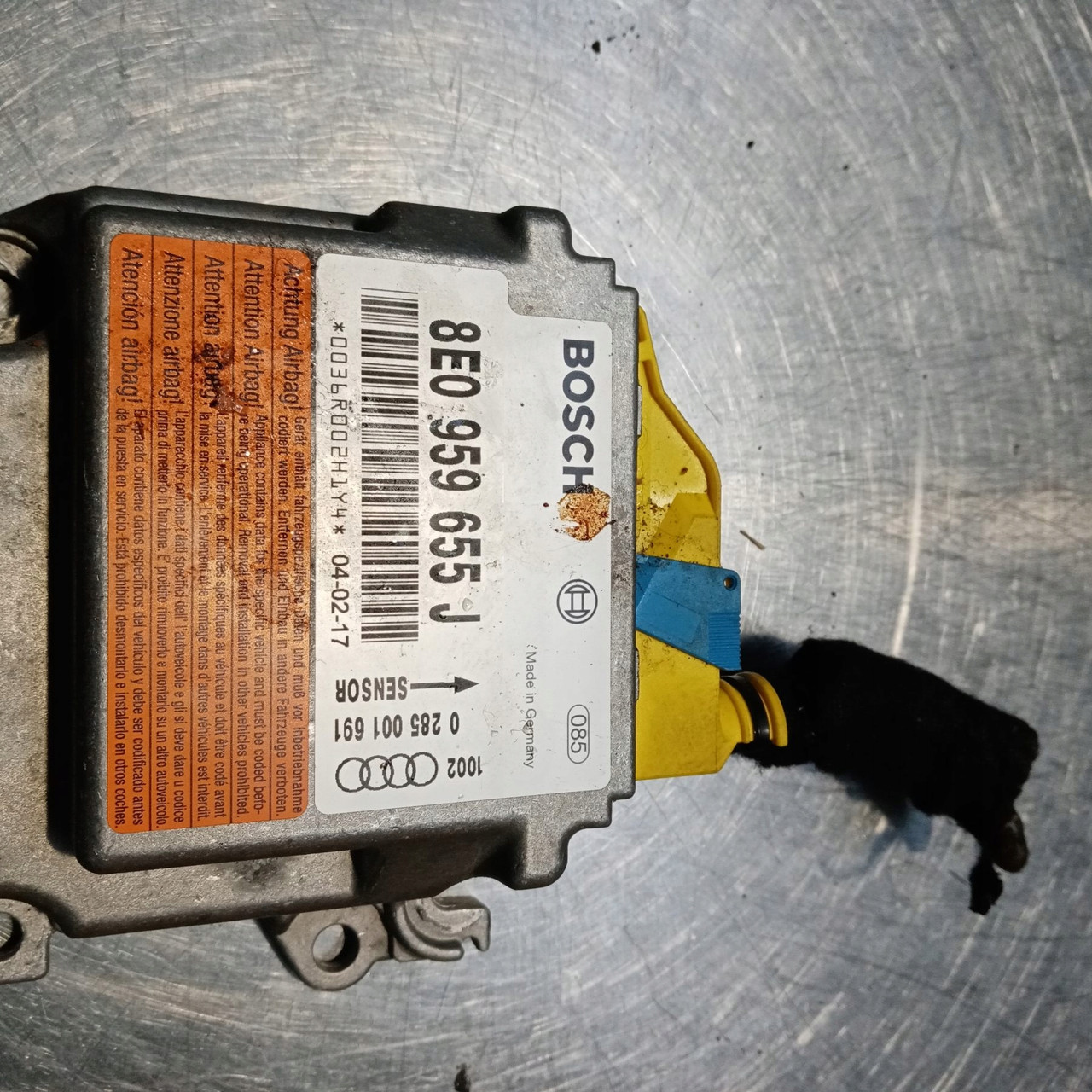 ДАТЧИК AIRBAG AUDI A4B6 8E0959655J — Купить Недорого на Bigl.ua ...