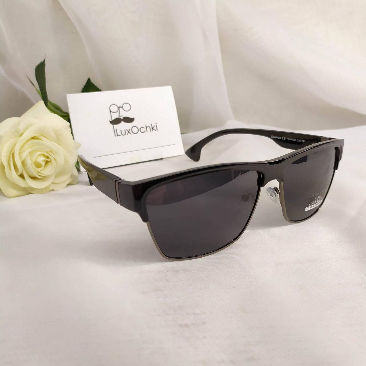 

Стильные мужские солнцезащитные поляризованные очки Greywolf модель Clubmaster