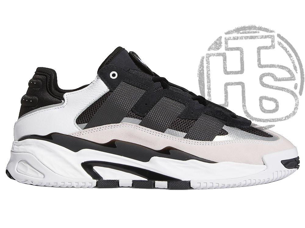 Чоловічі кросівки Adidas Niteball Black White Silver H67360