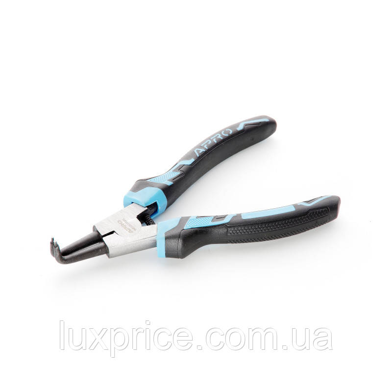 Знімач стопорних кілець вигнутий на розтиск 175мм Puller APRO 310715    Luxprice