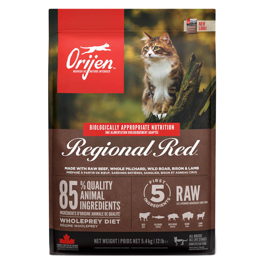 Orijen Regional Red Cat (40/20) для котів всіх порід і вікових груп 5,4 кг