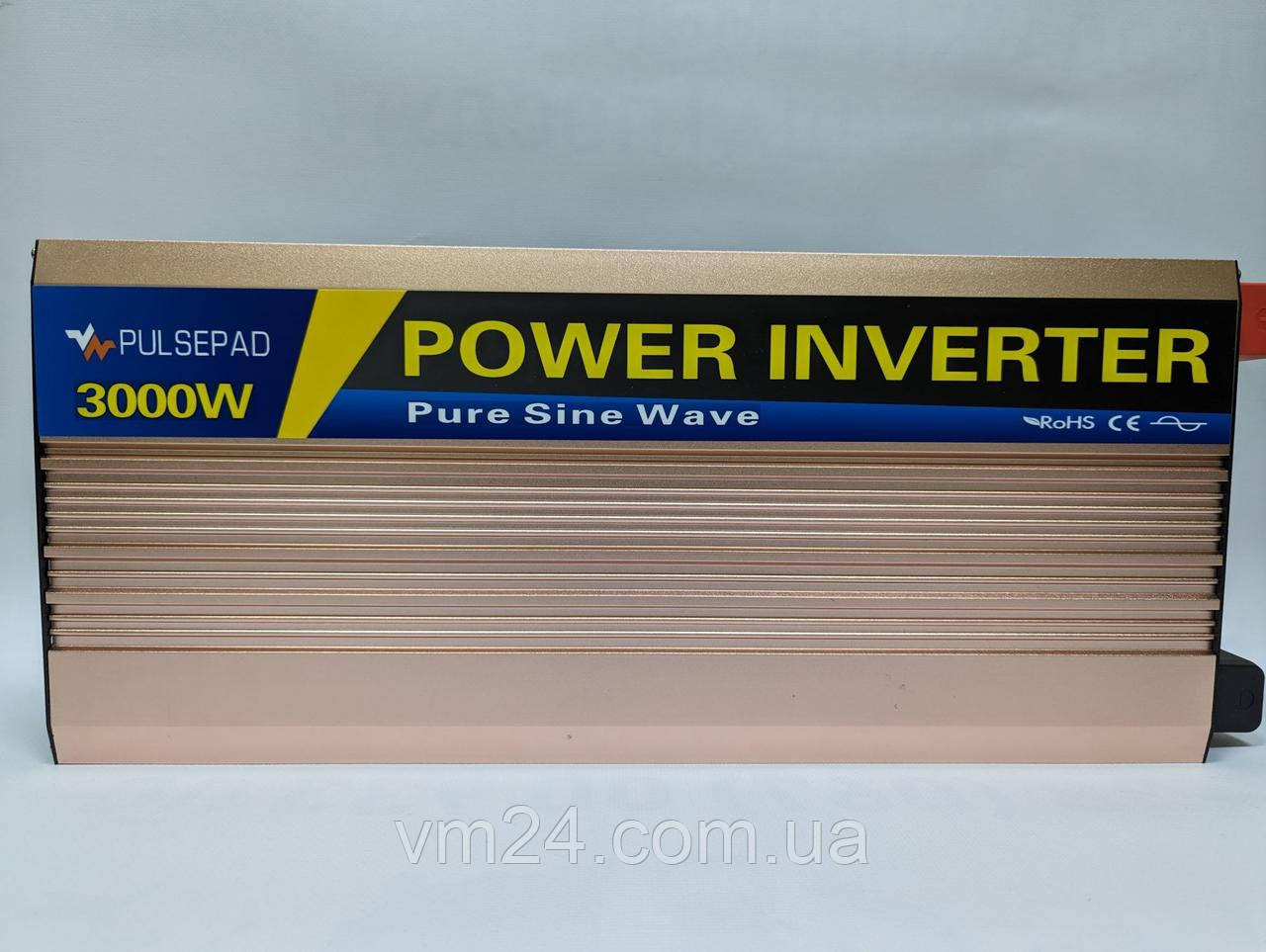 Інвертор + зарядний пристрій Pulsepad PSWCH-3000 12 V 3000 W PURE SINE WAVE