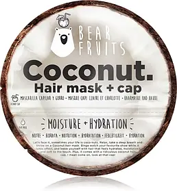 Відновлювальна зволожувальна маска для волосся Bear Fruits Coconut