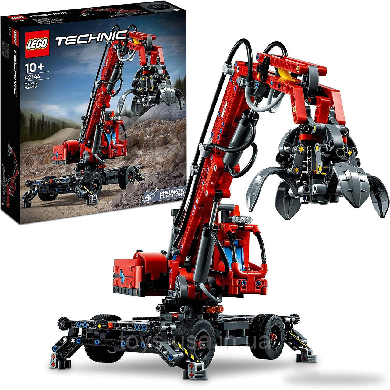 Конструктор Лего технік LEGO 42144 Маніпулятор Кран Навантажувач Technic Envelope Excavator Crane
