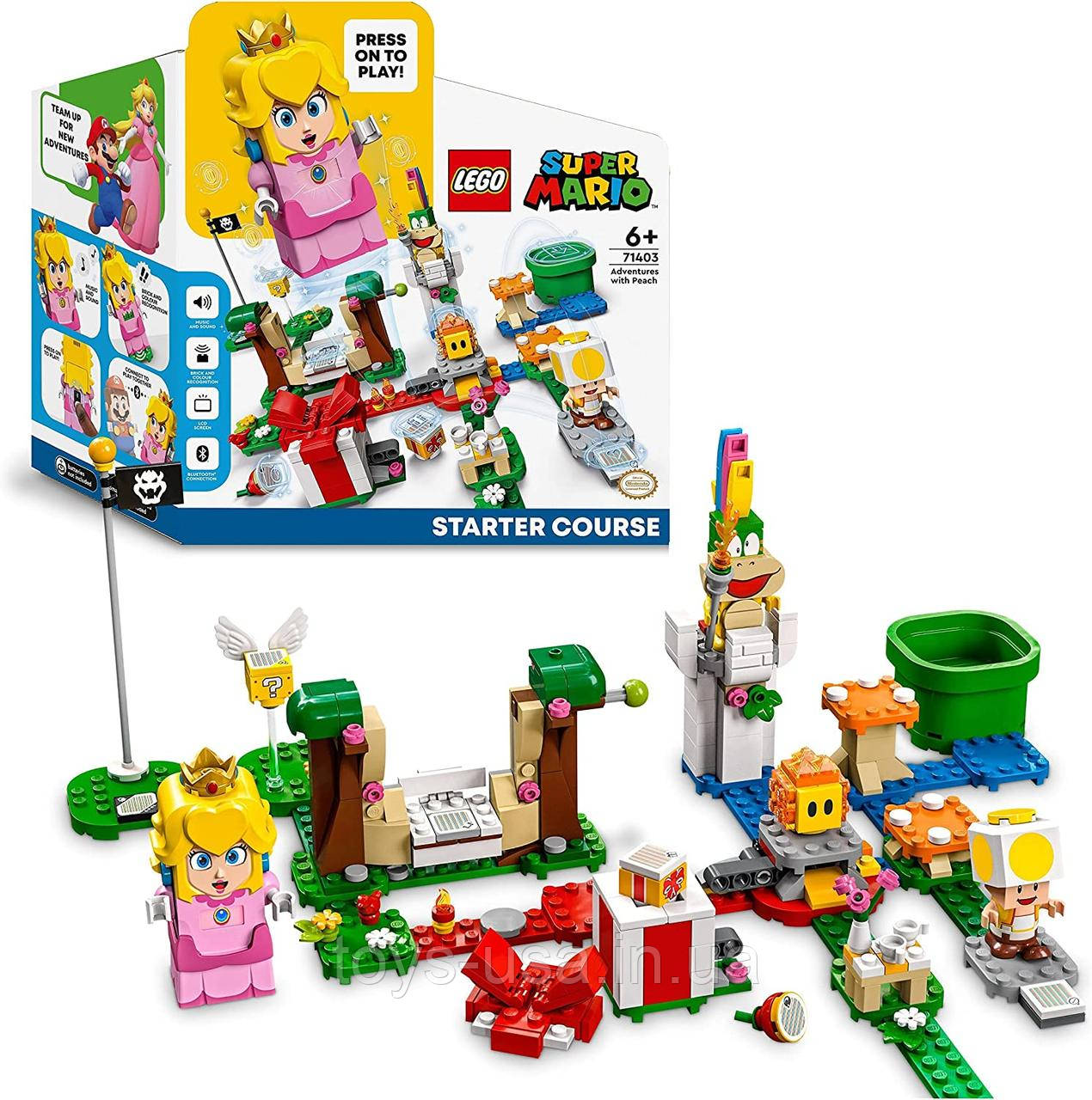 Лего Lego Super Mario 71403 Стартовий набір Пригоди разом з Піч Adventure Peach Starter