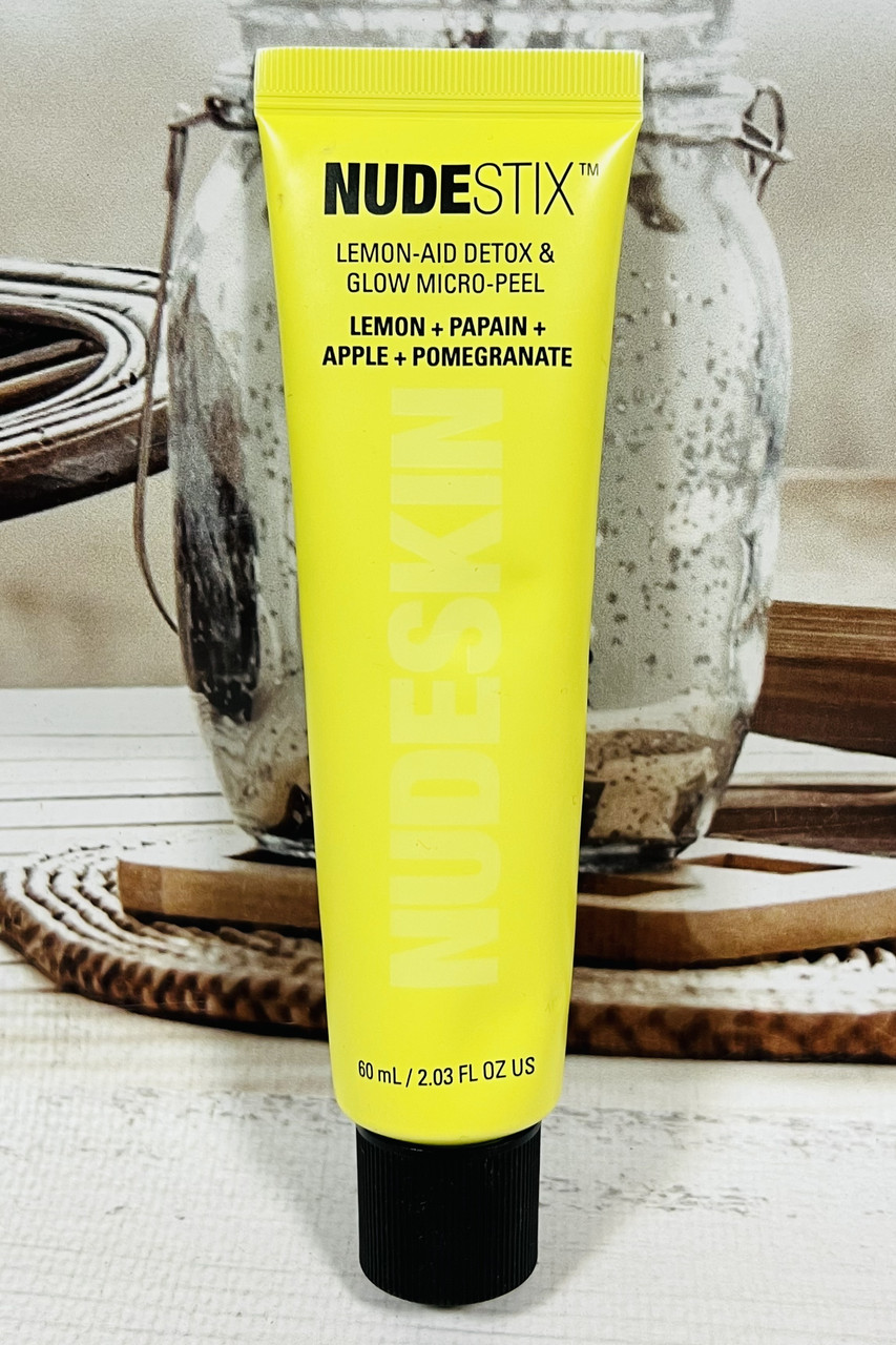 Пілінг-ексфоліатор для освітлення шкіри обличчя Nudestix Lemon-Aid Detox Glow Micro-Peel