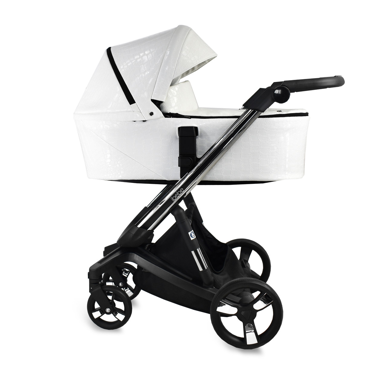 Коляска 2 в 1 Ibebe i-stop 23 Gloss (Екошкіра)
