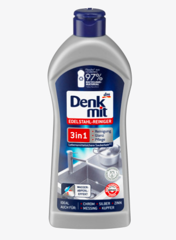 Засіб для чищення нержавіючих і хромованих поверхонь Denkmit, фото 1
