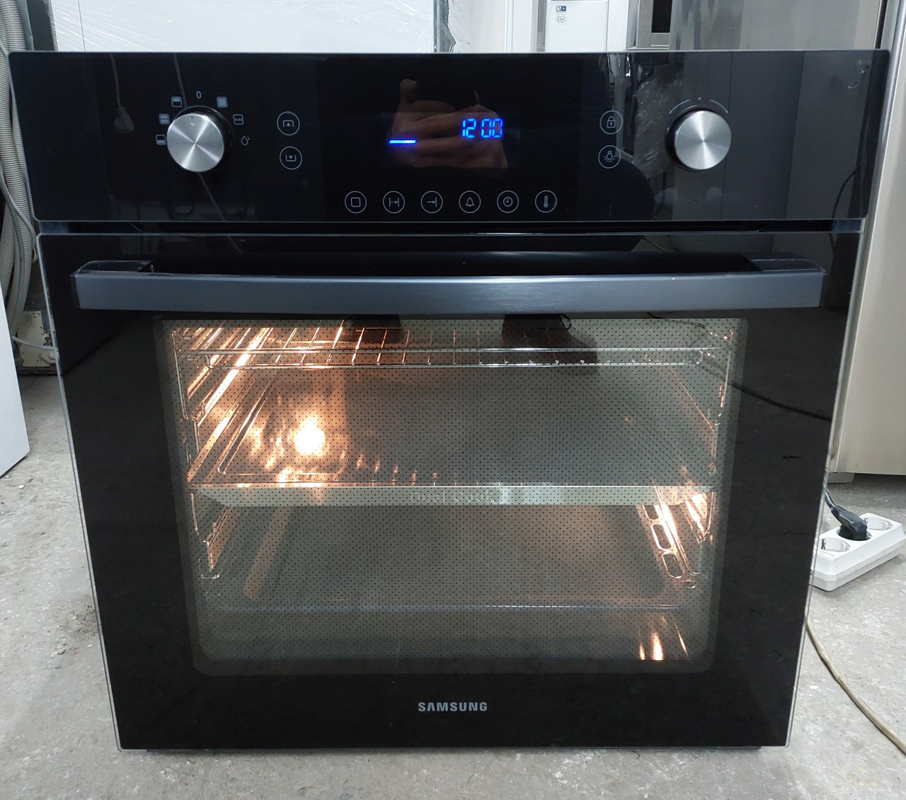 Духова шафа електрична Samsung Samsung BQ1D6G144 чорний