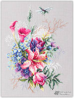 Набор для вышивания , Чудесная игла «Тюльпаны и лилии»