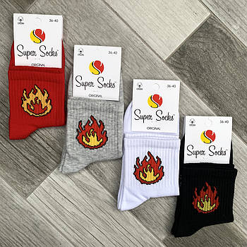 Шкарпетки жіночі демісезонні бавовна Super Socks, арт 004, асорті 003, розмір 36-40, 004