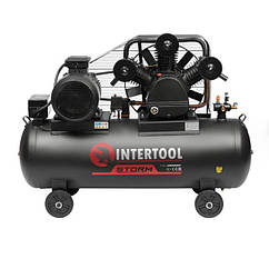 Компресор 300 л, 11 кВт, 380 В, 10 атм, 1600 л/хв, 3 циліндри INTERTOOL PT-0050