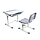 Дитяча парта зі стільчиком FunDesk Sorriso Grey, фото 4