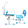 Парта для школяра для дому FunDesk Sorriso Blue, фото 3
