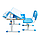 Парта для школяра для дому FunDesk Sorriso Blue, фото 5