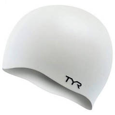 Шапочка для плавання Silicone TYR UA MULTI WHITE, Onesize, Белый