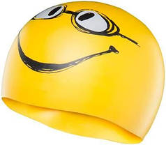 Шапочка для плавання TYR Have A Nice Day Silicone Swim Cap, Yellow, Onesize, Yellow