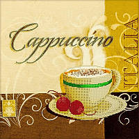 Схема для вишивання бісером на художньому полотні: Cappucino
