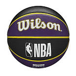 М'яч баскетбольный Wilson  NBA Team Tribute Outdoor Size 7 (WTB1300XBLAL), фото 3