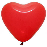 Кулька латексна Серце CR/ 10"пастель 05 червона
