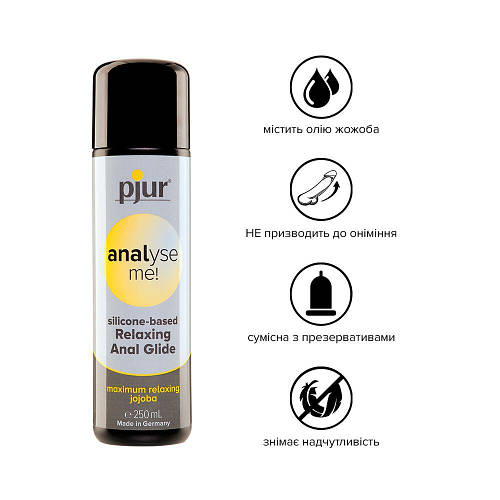 Анальная смазка pjur analyse me! Relaxing jojoba silicone 250 мл на ...