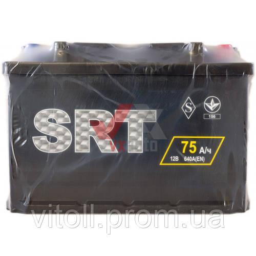 Автомобільний акумулятор 75 Ампер SRT (плюс правый) (ID#1757586129 ...