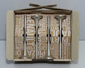 Комплект випускних клапанів (комплект 4 шт) Renault Clio 2 1.9 dCI F9Q (Original 7701476256) Рено кліо