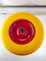 Колесо 4,00-8TL (безкамерне, під вісь d-16мм) (жовте) ELIT
