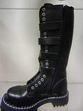 Черевики  STEEL 139/140OZ4P-BLK (шкіра, шкіра, черевики), фото 6