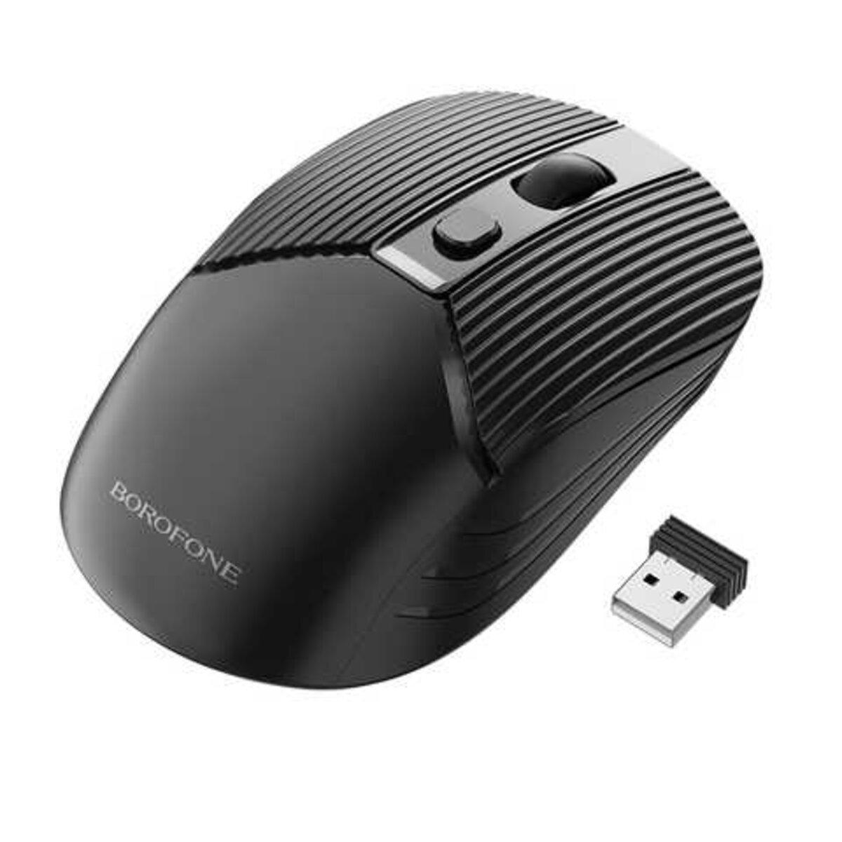 Маніпулятор миша BOROFONE BG5 Business wireless mouse Black lly