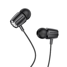 Навушники HOCO M88 Graceful universal earphones with mic Black ly