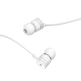 Навушники BOROFONE BM31 Mysterious universal earphones with mic White ly