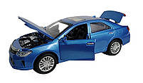 Машинка металева Toyota Camry "AutoExpert" Тойота синя звук світло інерція 15*4*6 см (LF-79509), фото 2