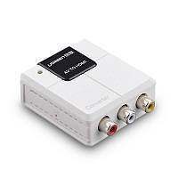Конвертер переходник Ugreen RCA - HDMI Преобразователь сигнала HDMI в AV / RCA White (40225)
