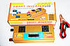 Перетворювач (інвертор) 12 V-220 V 3500 W LCD Gold, фото 5